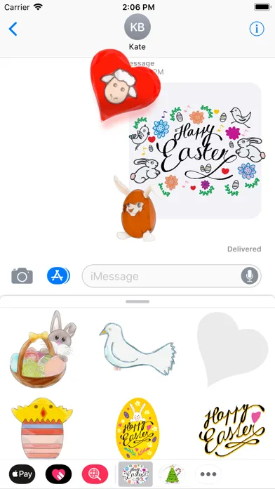 Easter. The stickers سکرین شاٹس