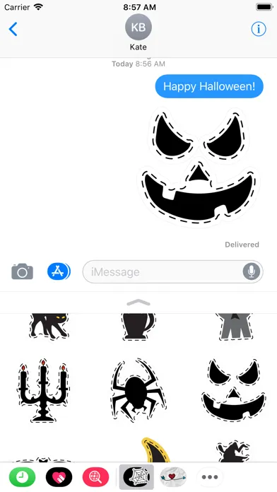 Tangkapan layar Halloween silhouettes