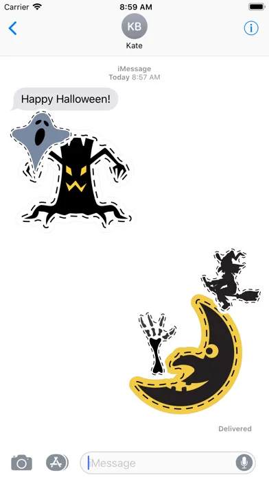 Tangkapan layar Halloween silhouettes