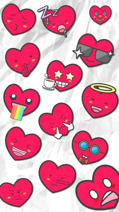 Скриншоты Heartsmoji