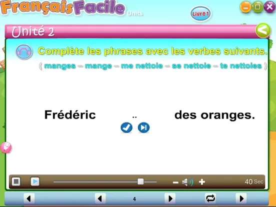 Скриншоты Francais Facile 1 iPad 