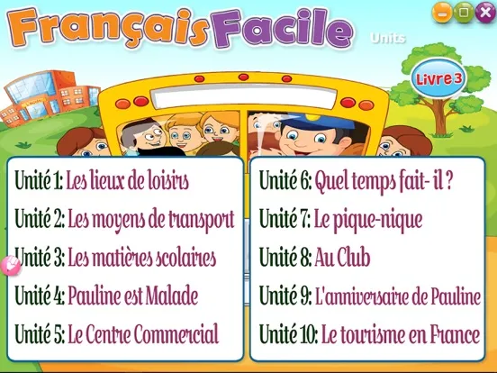 Скриншоты Francais Facile 3 iPad 