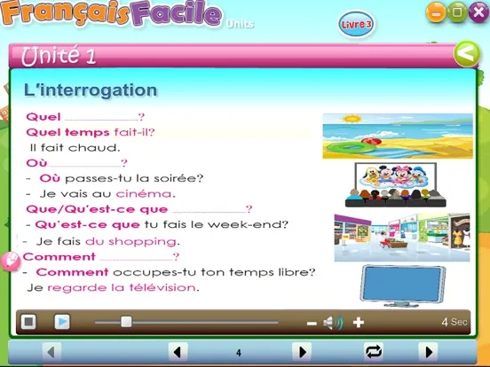 Скриншоты Francais Facile 3 iPad 