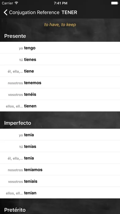 Conjugation Nation Spanish স্ক্রিনশট