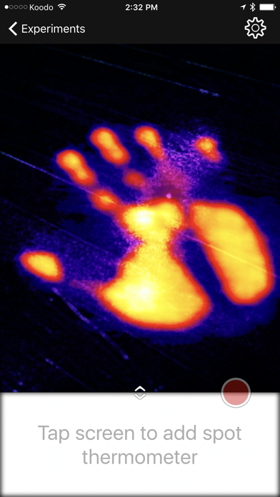 Ảnh chụp màn hình của Vernier Thermal Analysis Plus
