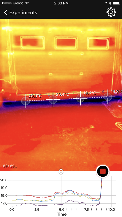 Ảnh chụp màn hình của Vernier Thermal Analysis Plus