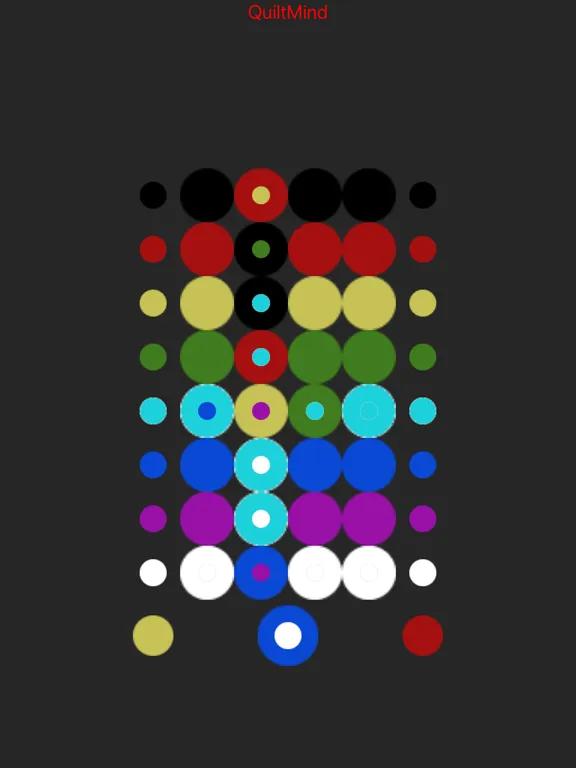 ภาพหน้าจอของ QuiltMind iPad 