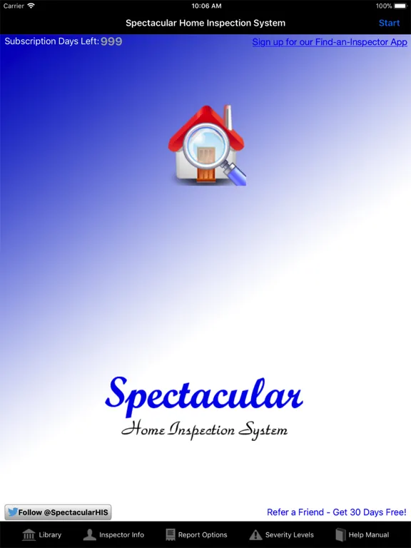 Spectacular Inspection System iPad  Ekran Görüntüleri