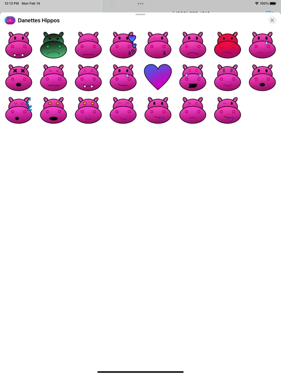 Danettes Hippos iPad  Screenshots