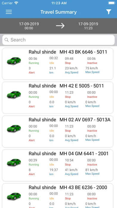 Aditi Tracking Pro Ekran Görüntüleri