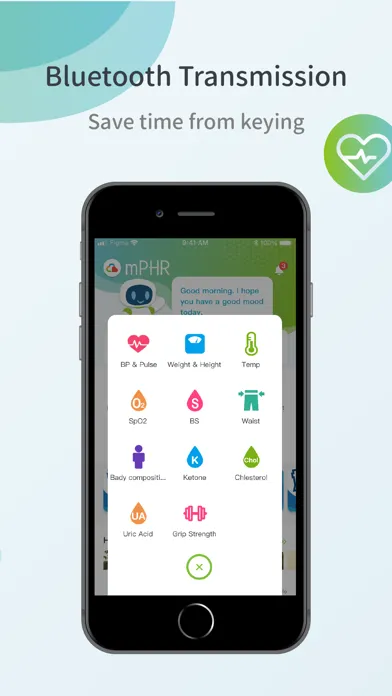 Ảnh chụp màn hình của mPHR LIFE(Docloop.ai)
