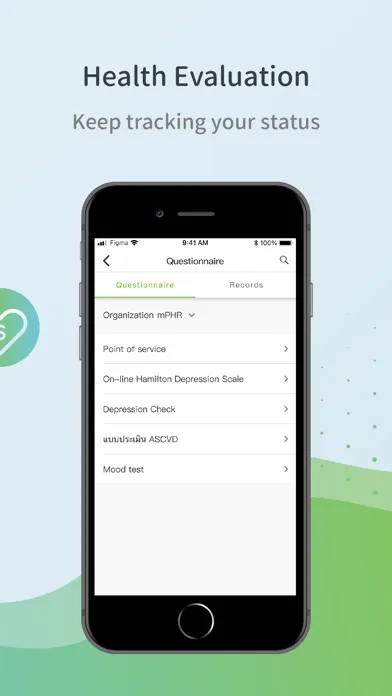Ảnh chụp màn hình của mPHR LIFE(Docloop.ai)