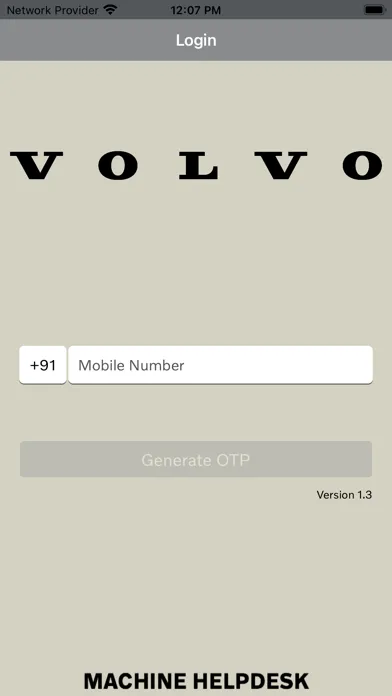 Capturas de pantalla de Volvo Machine Helpdesk