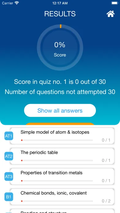 The GCSE Chemistry App - AQA 스크린샷