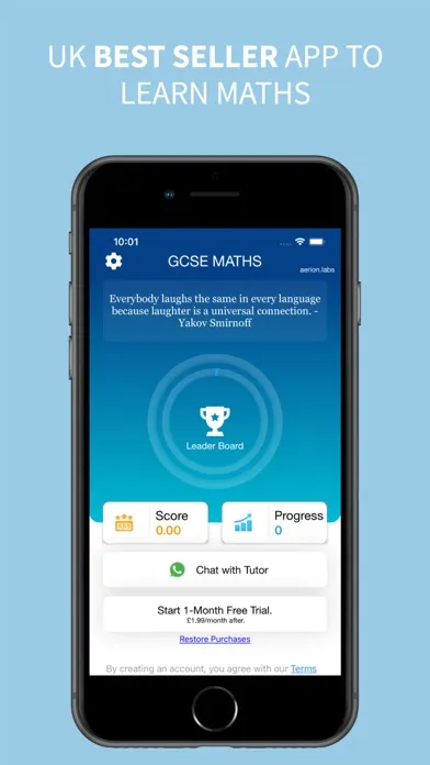 Capturas de tela do The GCSE Maths App