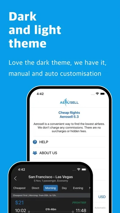 Cheap Flights online AeroSell Screenshots