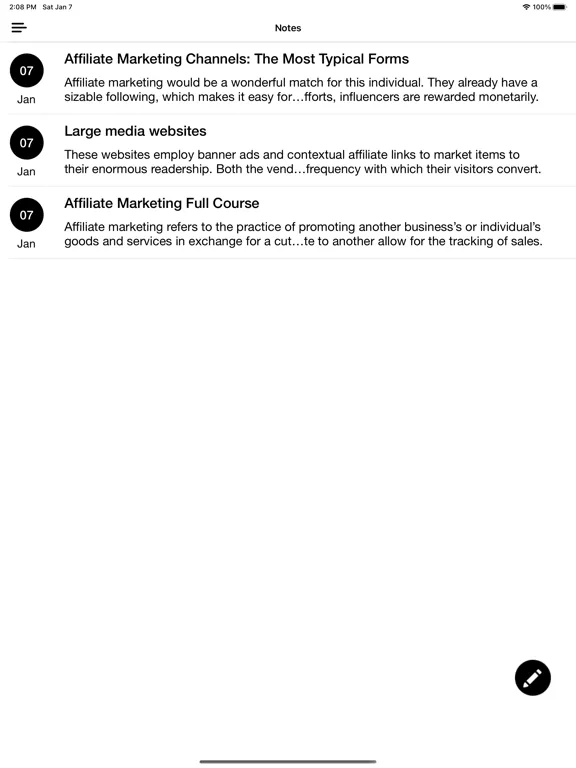 Affiliate Marketing Course iPad  স্ক্রিনশট