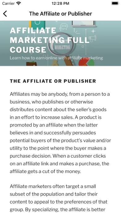 Affiliate Marketing Course স্ক্রিনশট