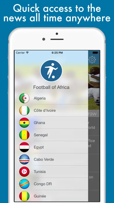 Zrzuty ekranu Football News - Africa Edition