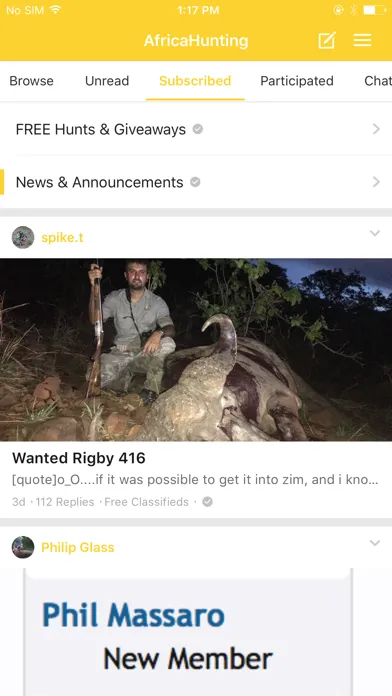 AfricaHunting Ekran Görüntüleri