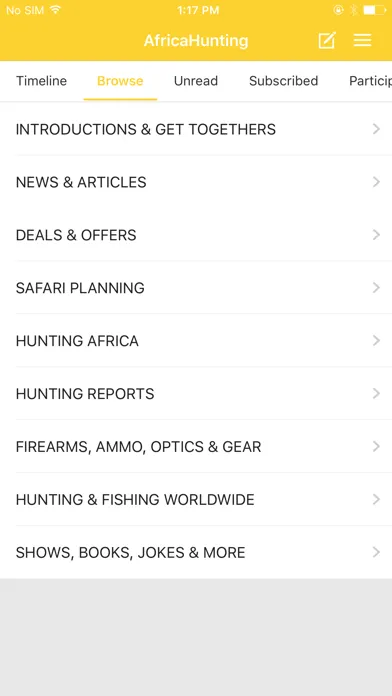 AfricaHunting Ekran Görüntüleri