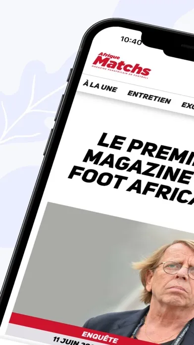 Capturas de tela do Afrique Matchs