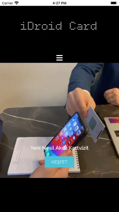 ภาพหน้าจอของ iDroid Card