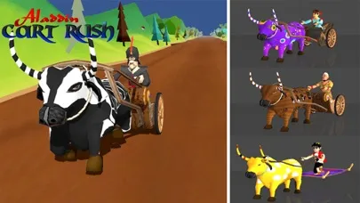 Zrzuty ekranu Aladdin Cart Rush 3D - Fun Racing Game for Kids