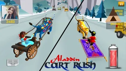 Zrzuty ekranu Aladdin Cart Rush 3D - Fun Racing Game for Kids