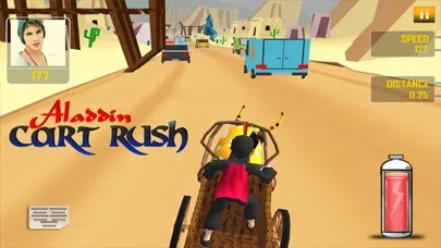 Zrzuty ekranu Aladdin Cart Rush 3D - Fun Racing Game for Kids
