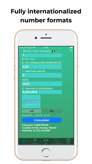 تصاویر Options Pricing Monte Carlo