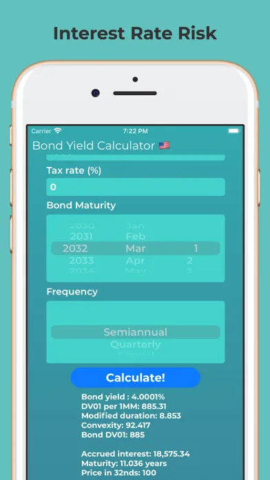 TAP Bond Yield Calculator スクリーンショット