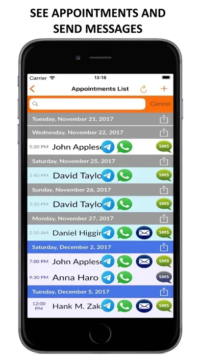 Tangkapan skrin Sms Planner - Send SMS