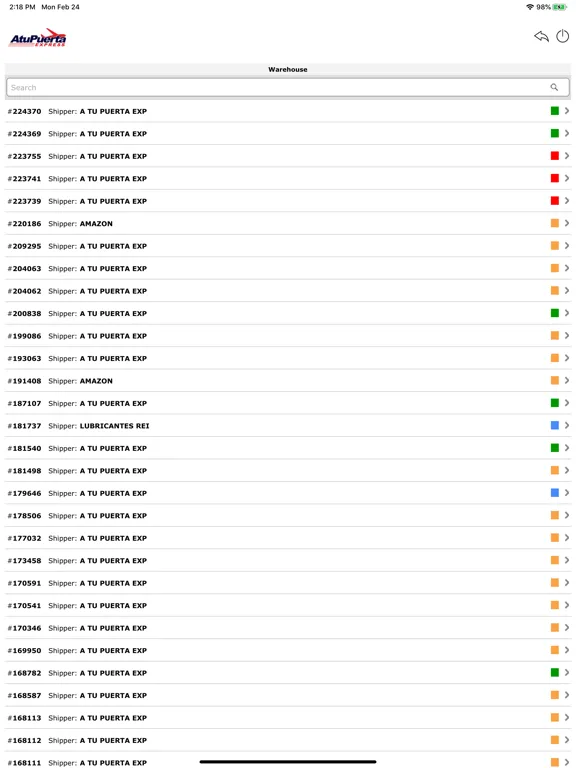A Tu Puerta iPad  Screenshots