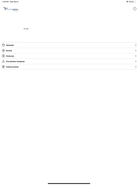 Zrzuty ekranu Ziegler Logistics iPad 