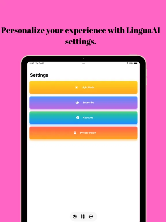 Capturas de pantalla de LinguaAI - Translate iPad 