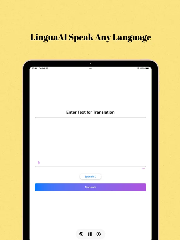 Capturas de pantalla de LinguaAI - Translate iPad 