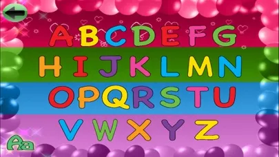 Captures d'écran de Ninu's English Alphabet Game
