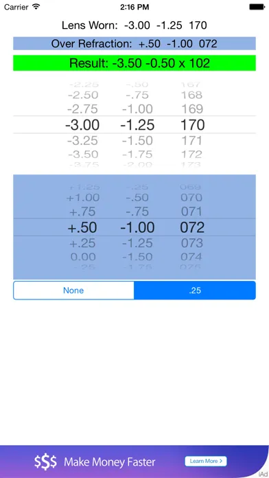 Crossed Cylinder Calculator应用截图