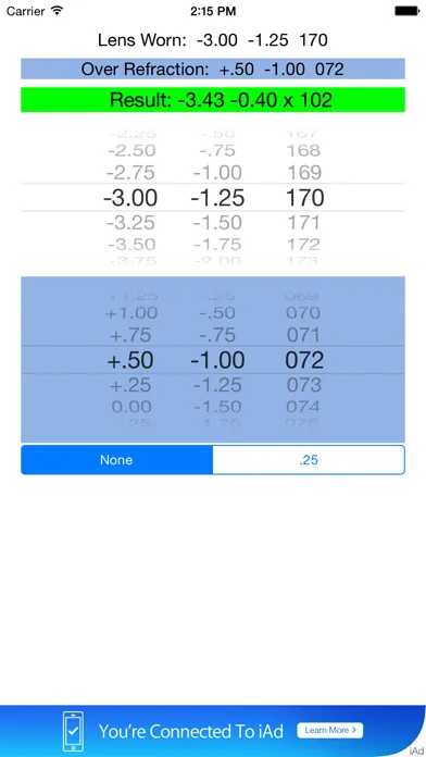 Crossed Cylinder Calculator应用截图