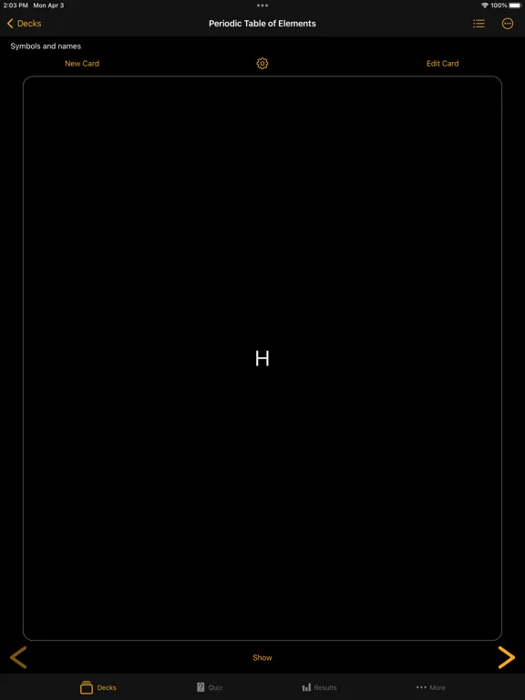 Ảnh chụp màn hình của Flashcards - Build Your Own iPad 