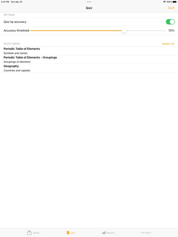 Ảnh chụp màn hình của Flashcards - Build Your Own iPad 