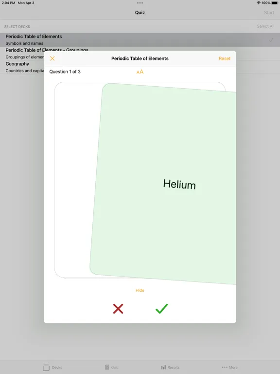 Ảnh chụp màn hình của Flashcards - Build Your Own iPad 