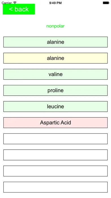 Capturas de pantalla de Learn Amino Acids