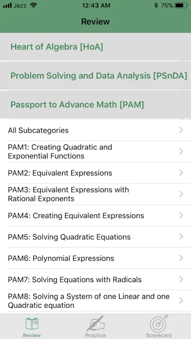 SAT Math Pro سکرین شاٹس
