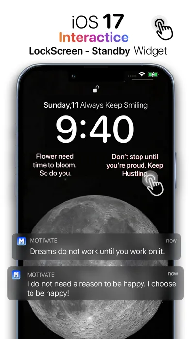 Motivation Daily Quote Widget Screenshots