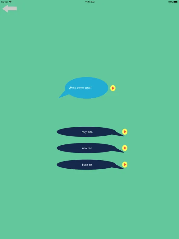 Amo Spanish - Learn language iPad  Screenshots