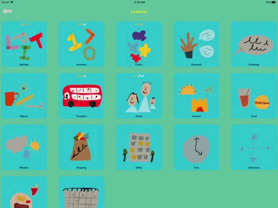 Amo Spanish - Learn language iPad  Screenshots