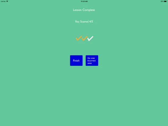 Amo Spanish - Learn language iPad  Screenshots