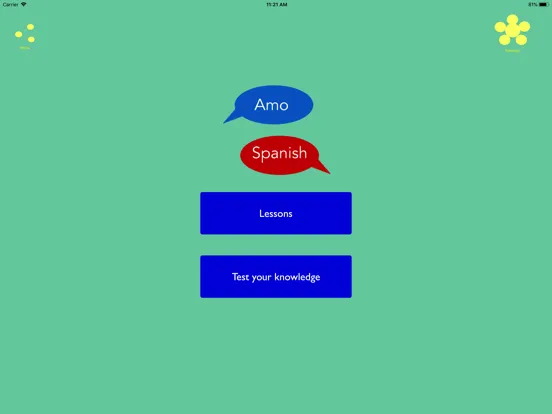 Amo Spanish - Learn language iPad  Screenshots